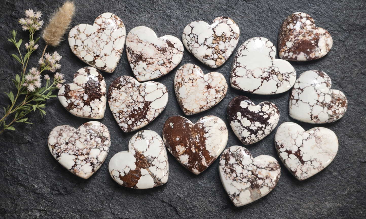 Wild Horse Jasper Hearts