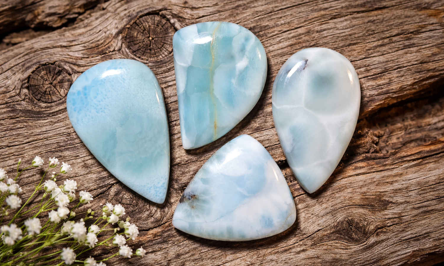 Larimar Cabochons