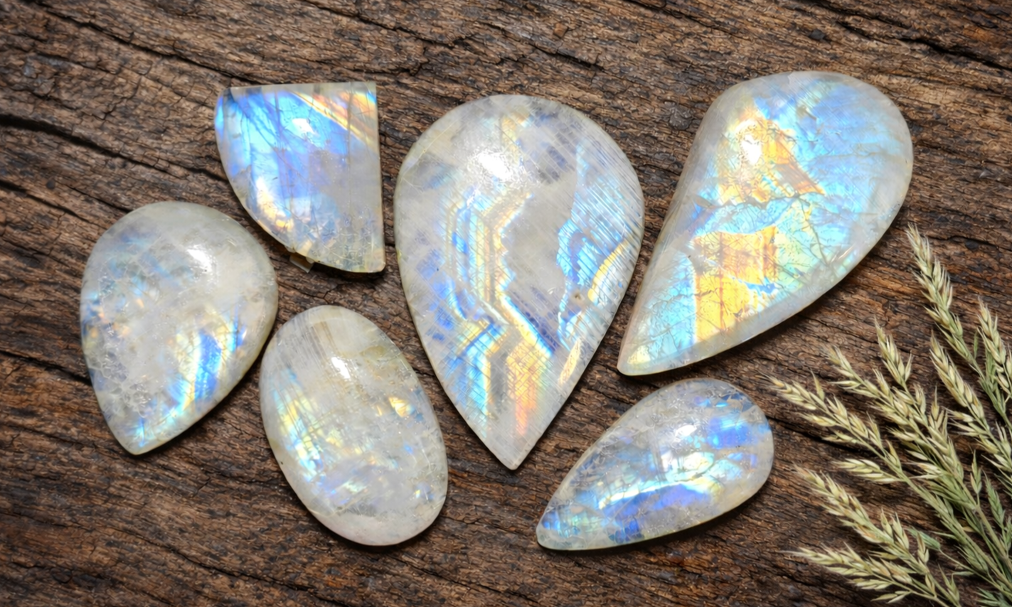 Rainbow Flash Moonstone
