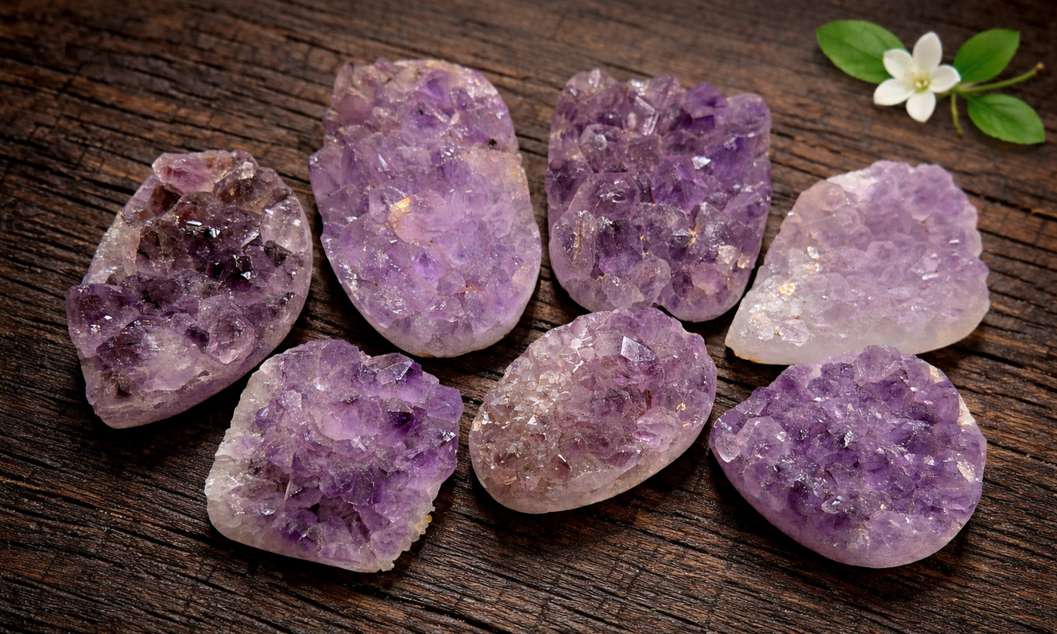 Amethyst Druzy Cabochons