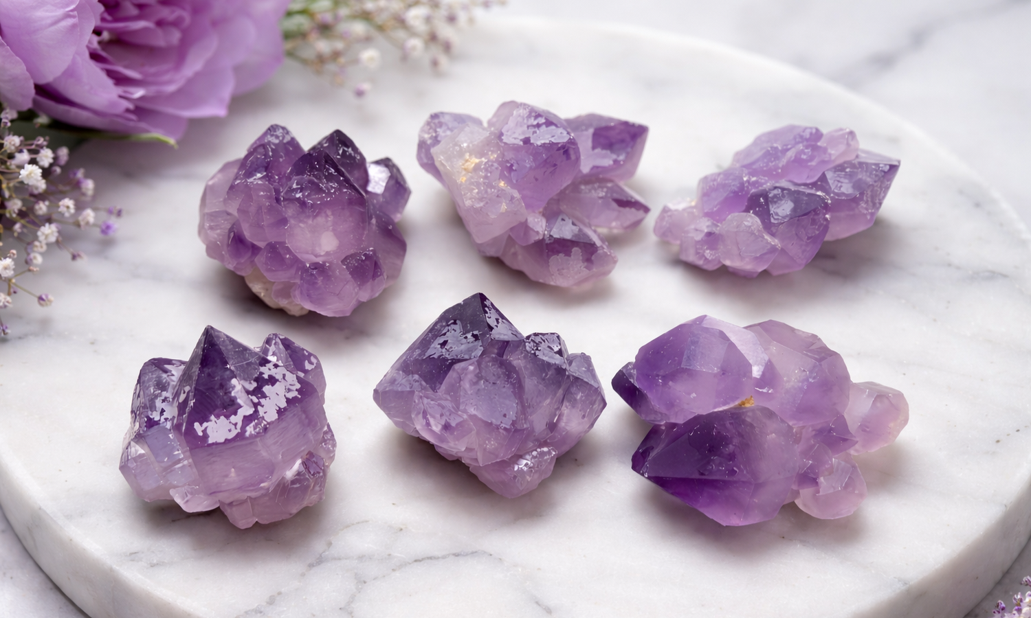 Small Amethyst Clusters