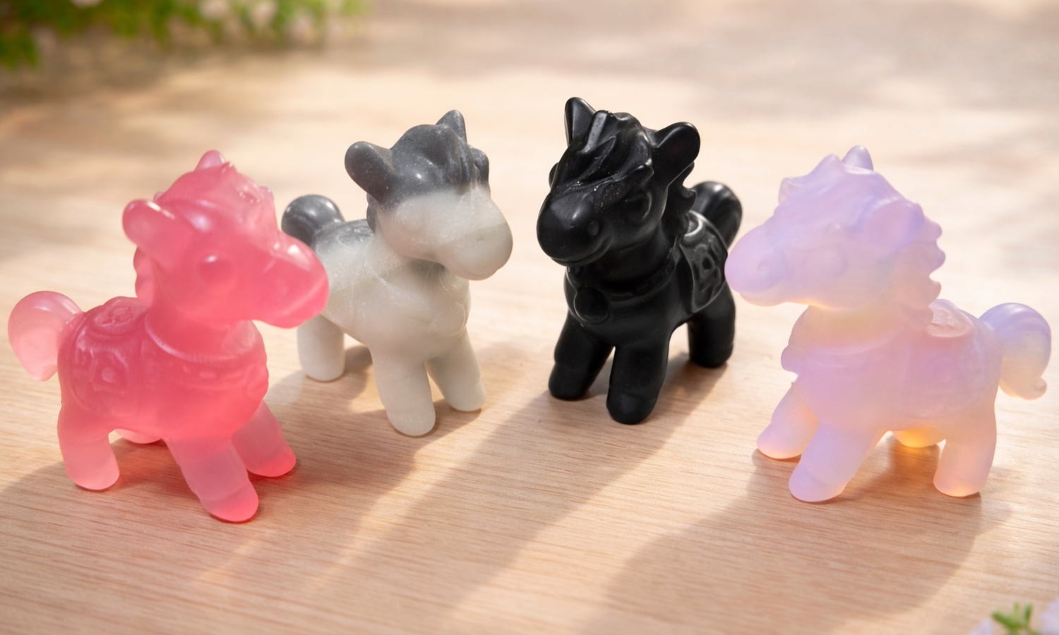 Crystal Pony Carvings