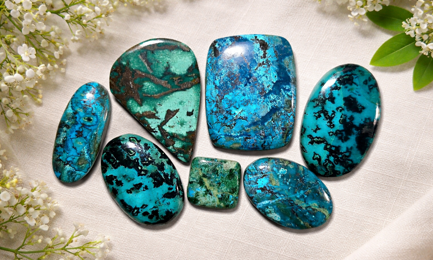 Chrysocolla Cabochons