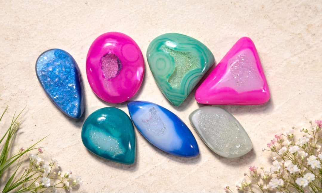 Druzy Agate Cabochons
