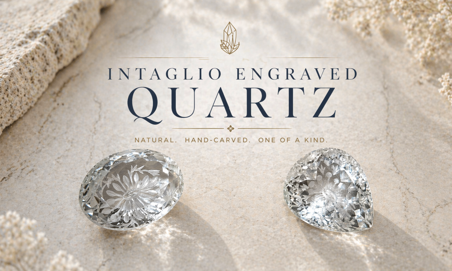Intaglio Engraved Quartz