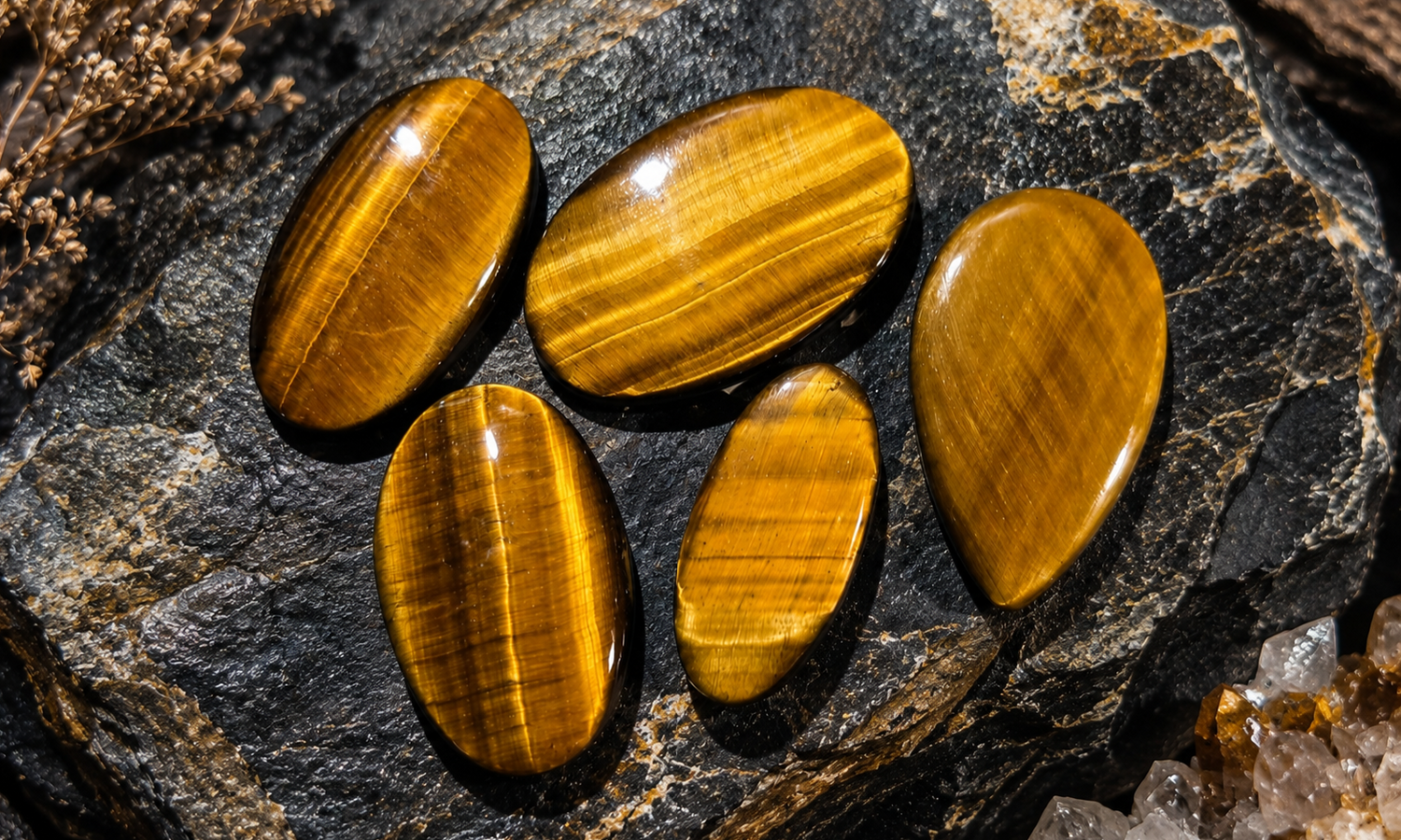 Classic Golden Tiger Eye Cabochons