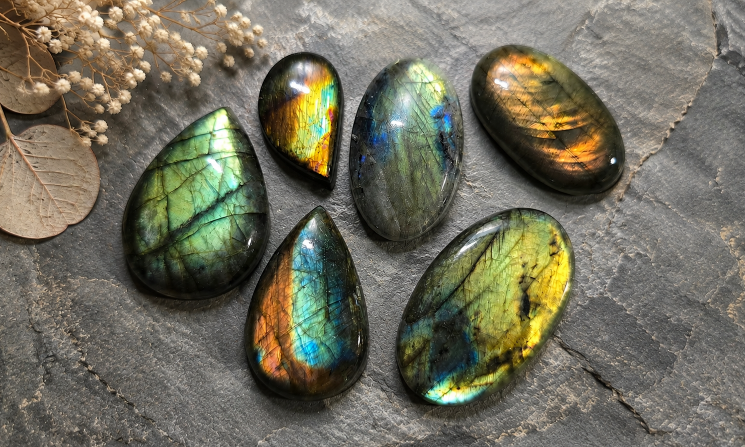 Classic Labradorite Cabochons