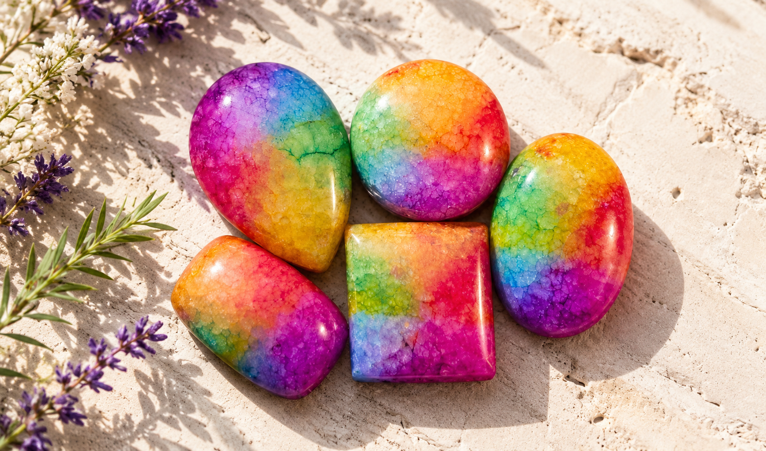 Solar Quartz Cabochons