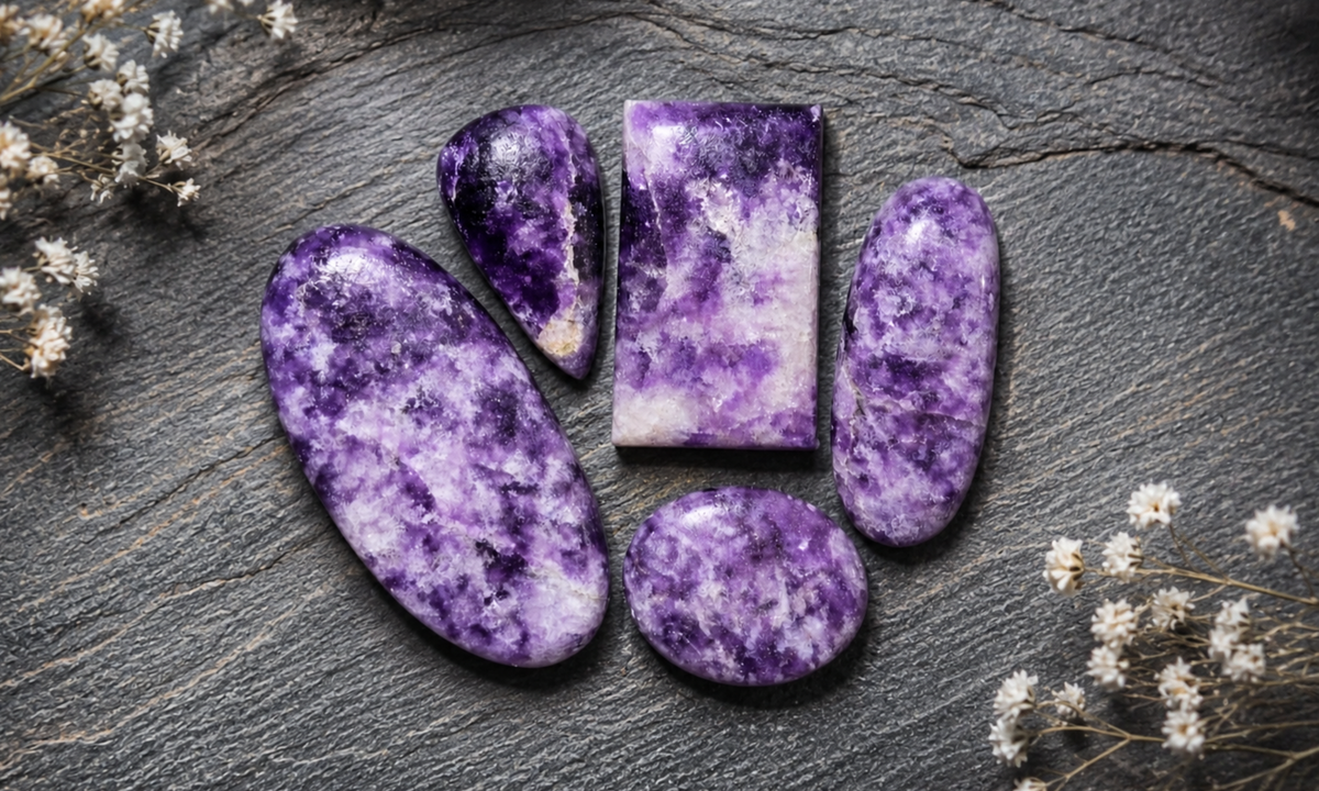 Lepidolite Cabochons