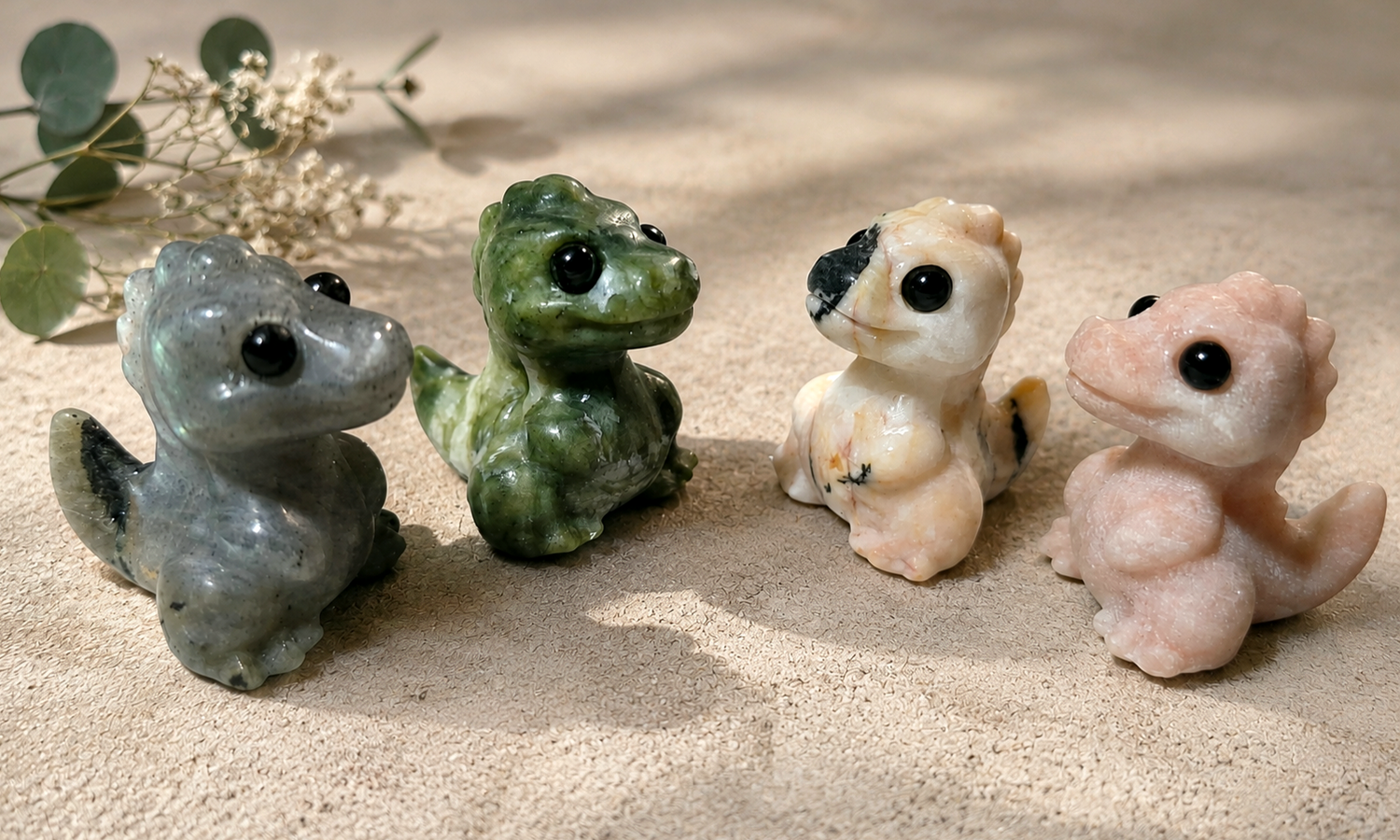 Mini Dinosaur Carvings