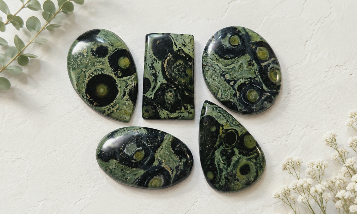 Kambaba Jasper Cabochons
