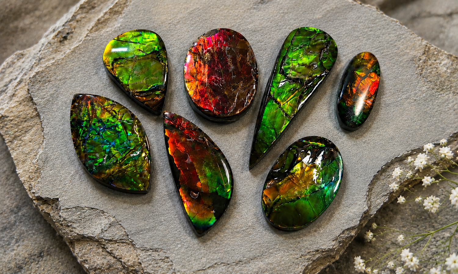Ammolite Cabochons