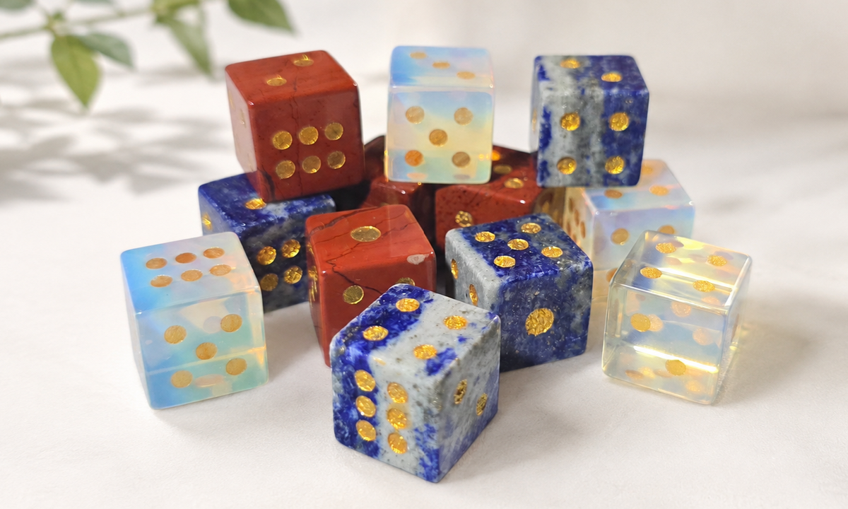 💥Re-Stocked💥 Crystal Dice Carvings