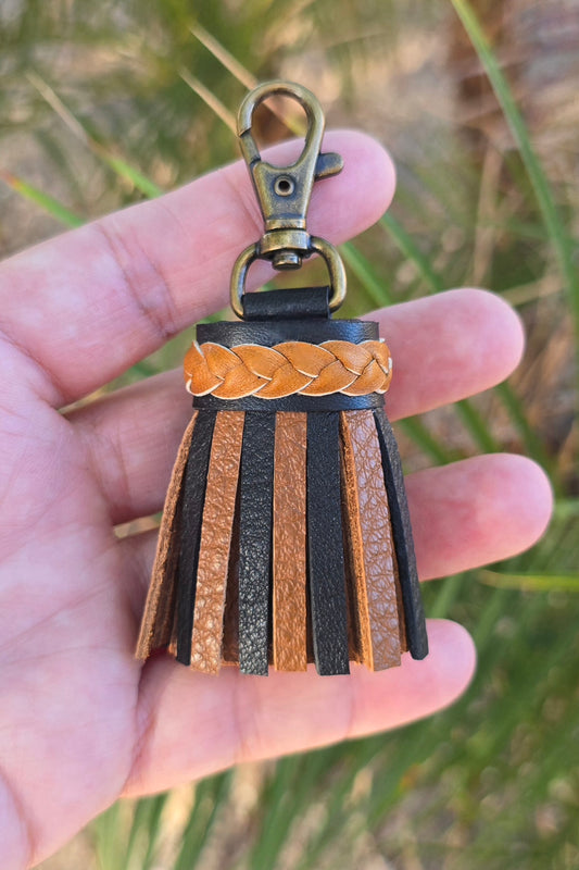 Black and Medium Brown