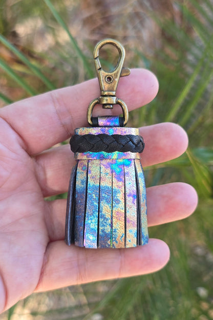 Metallic Rainbow Gasoline and Black