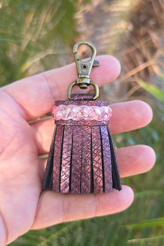 Metallic Copper-Pink Embossed and Metallic Pink