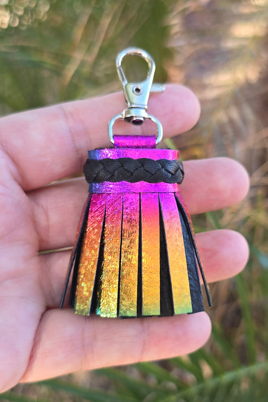 Rainbow Metallic and Black