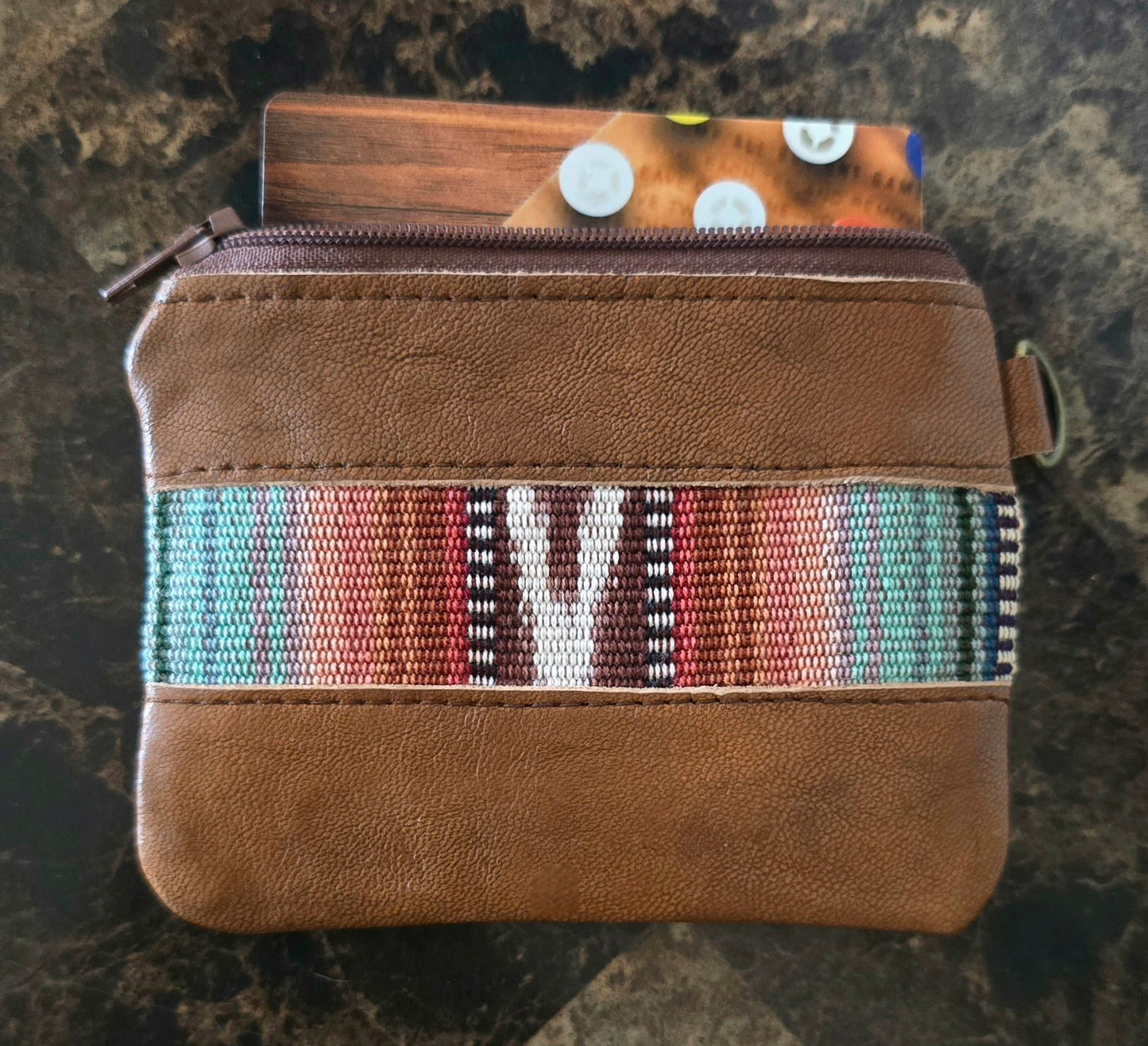 Pink Horizon Artisan Fabric and Leather