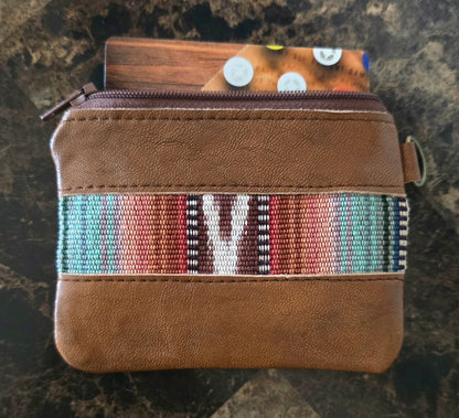 Pink Horizon Artisan Fabric and Leather