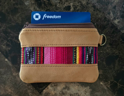 Rainbow Artisan Fabric and Leather