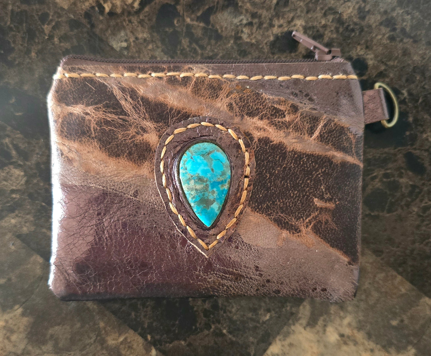 Rustic Full Leather Mojave Turquoise
