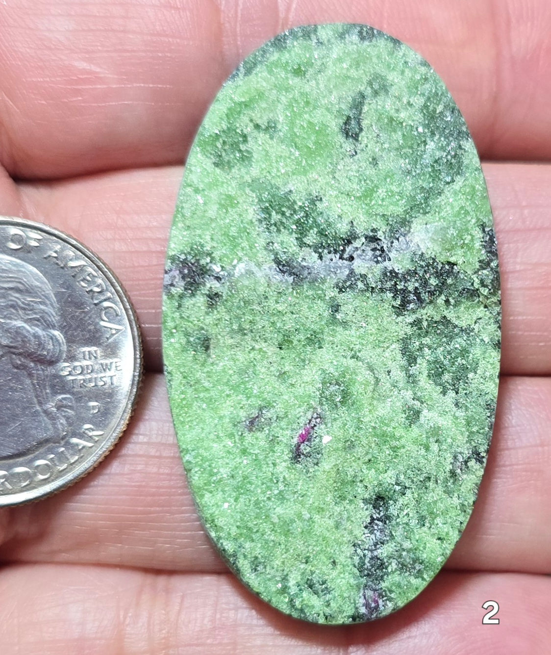 #2 Ruby Zoisite Druzy