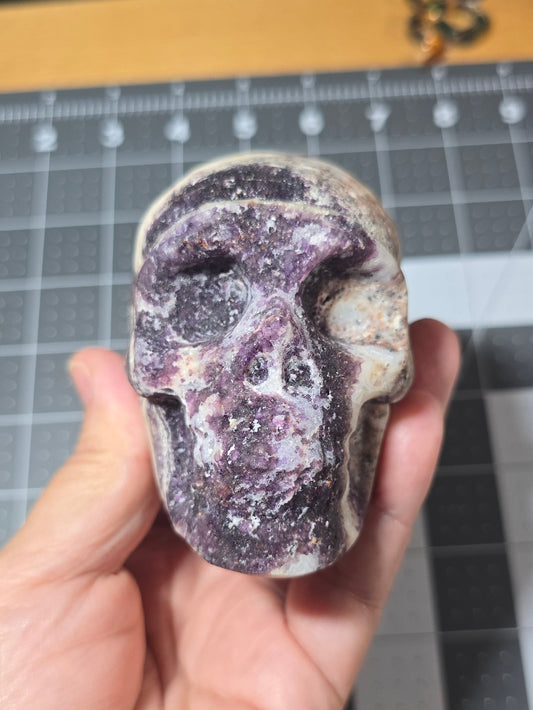 Sphalerite Druzy Skull