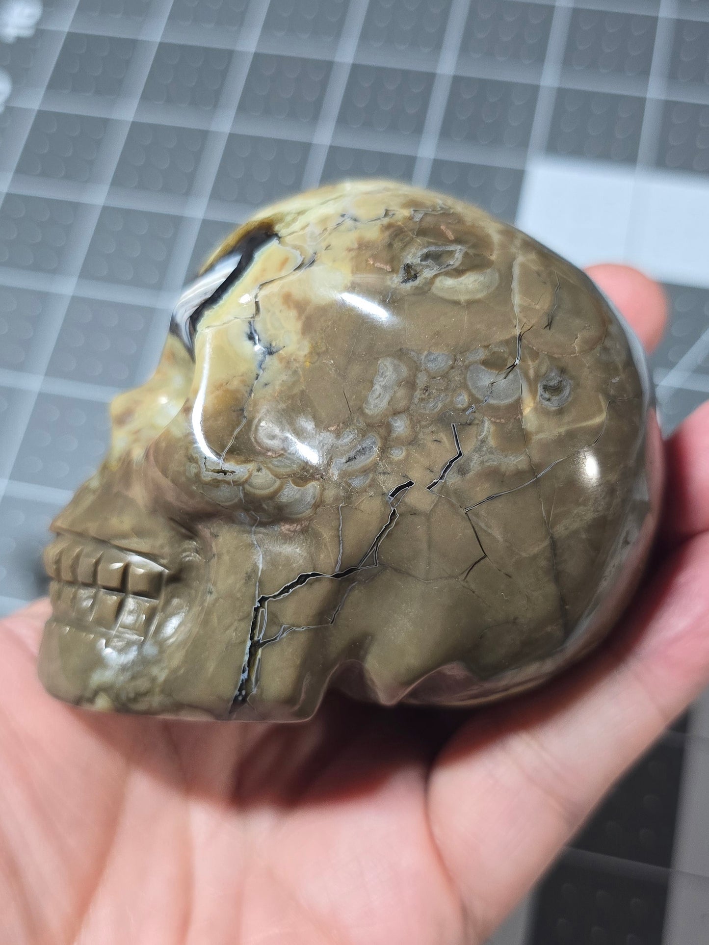 Volcanic Agate Skull