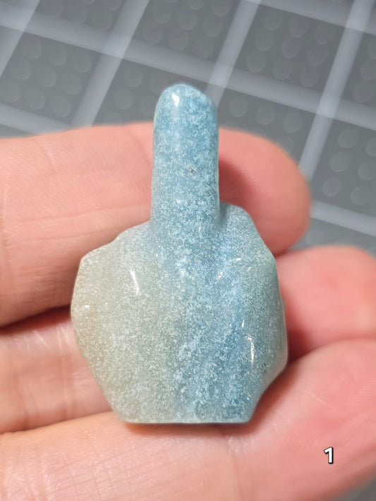 #1 - 1.25" Trolleite Middle Finger Gesture