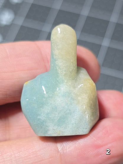 #2 - 1.25" Trolleite Middle Finger Gesture