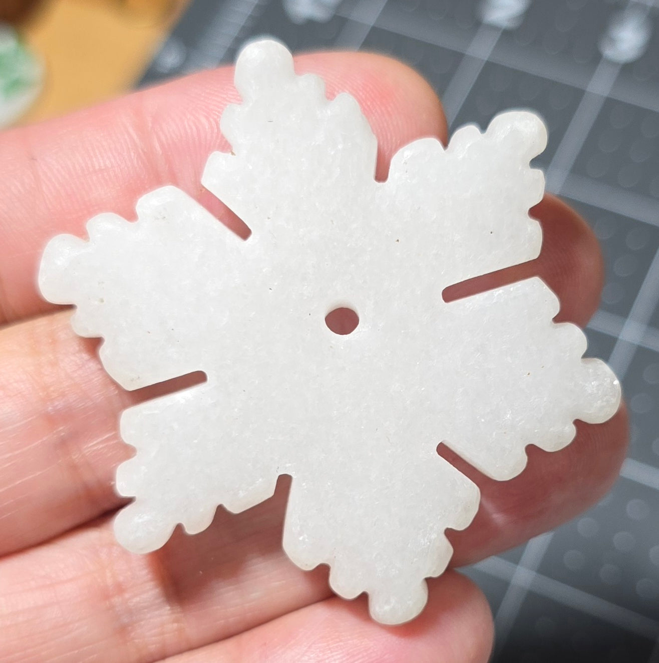 White Jade Snowflakes