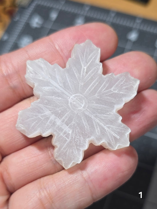 #1 Selenite Snowflake