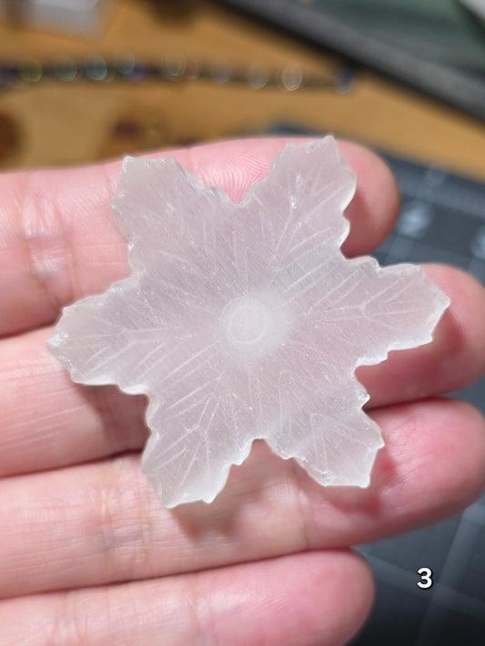 #3 Selenite Snowflake