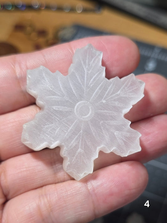 #4 Selenite Snowflake