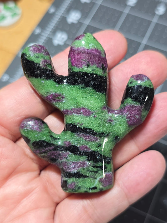 Ruby Zoisite Cactus