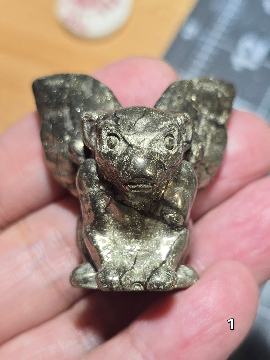 #1 Gold Pyrite Gargoyle
