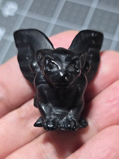 Black Obsidian Gargoyle