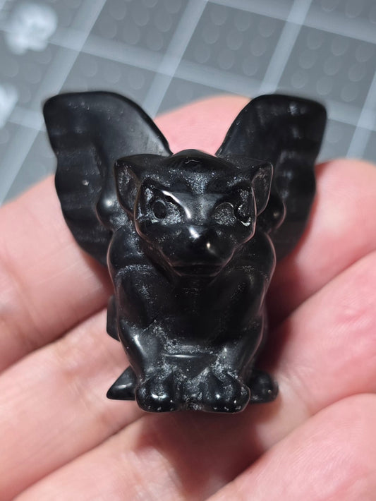 Black Obsidian Gargoyle