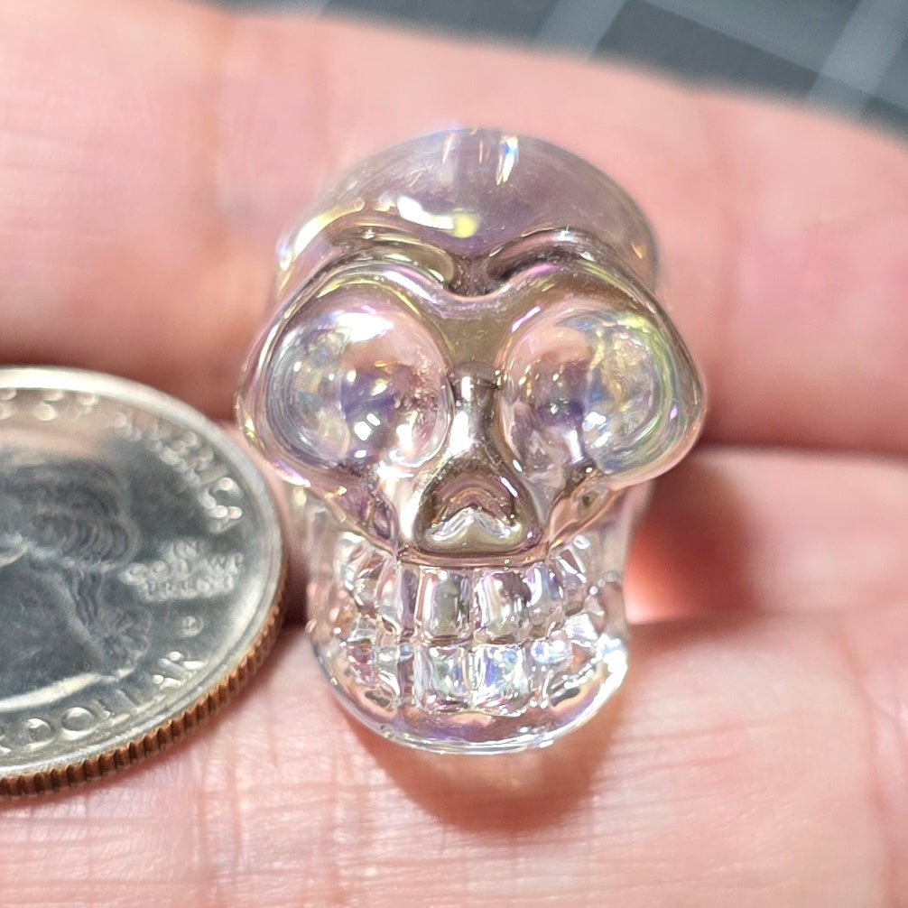 Clear Crystal Mini Skull