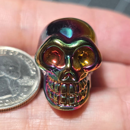 Rainbow Aura Mini Skull