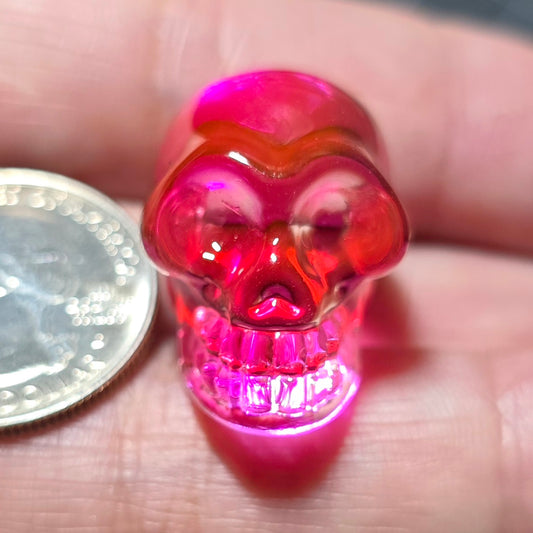 Pink Crystal Mini Skull
