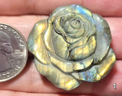 #1 Labradorite Rose