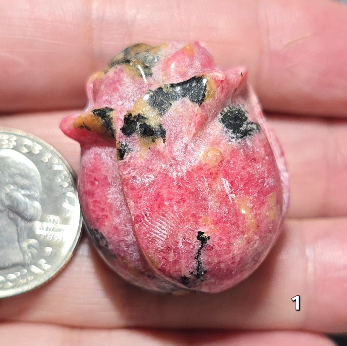 #1 Rhodonite Rose Bud