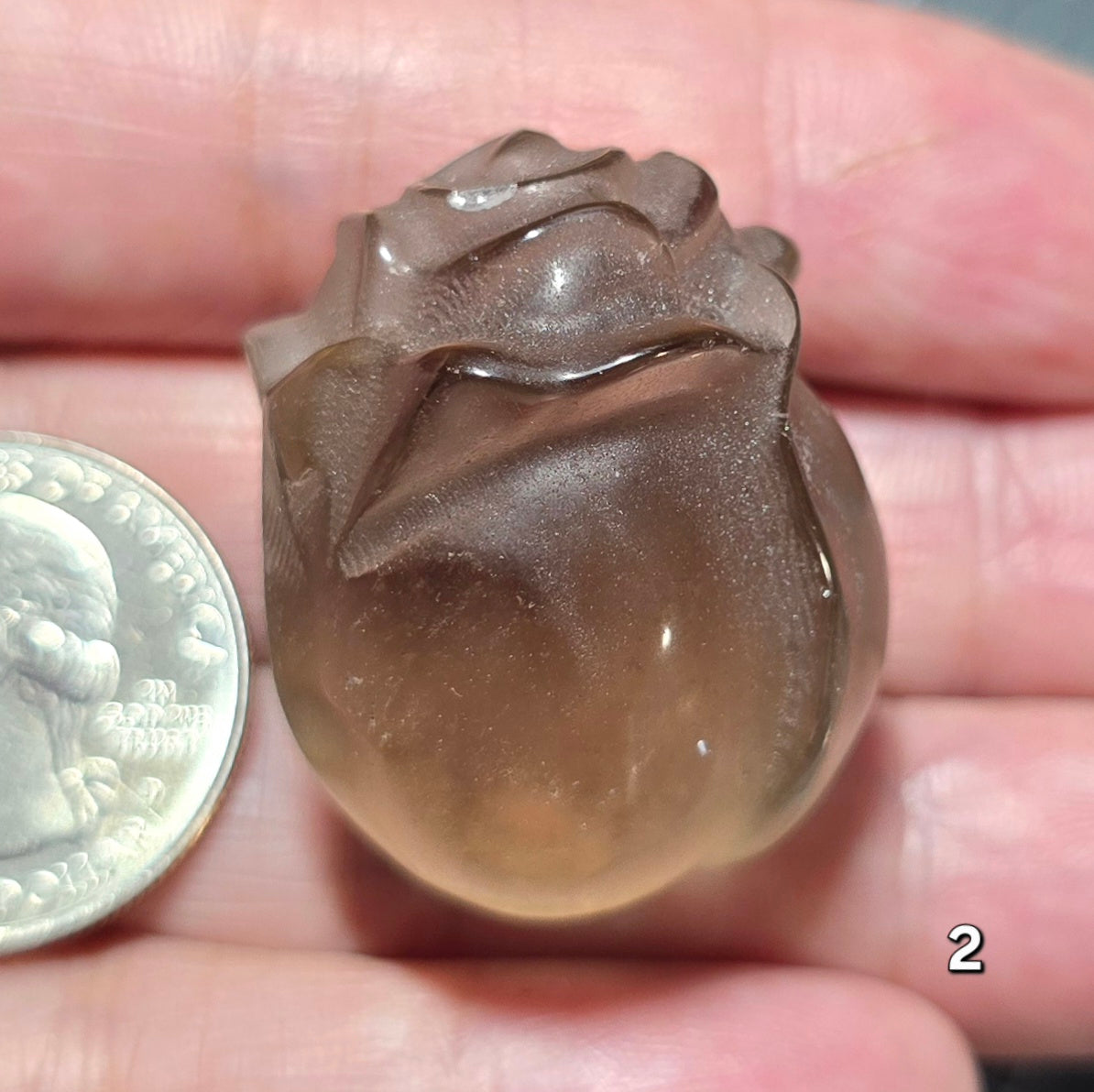 #2 Smoky Quartz Rose Bud