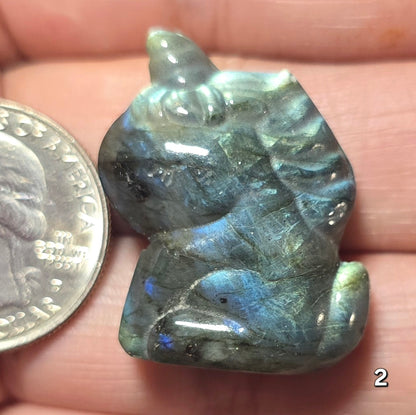 #2 Labradorite Mini Unicorn