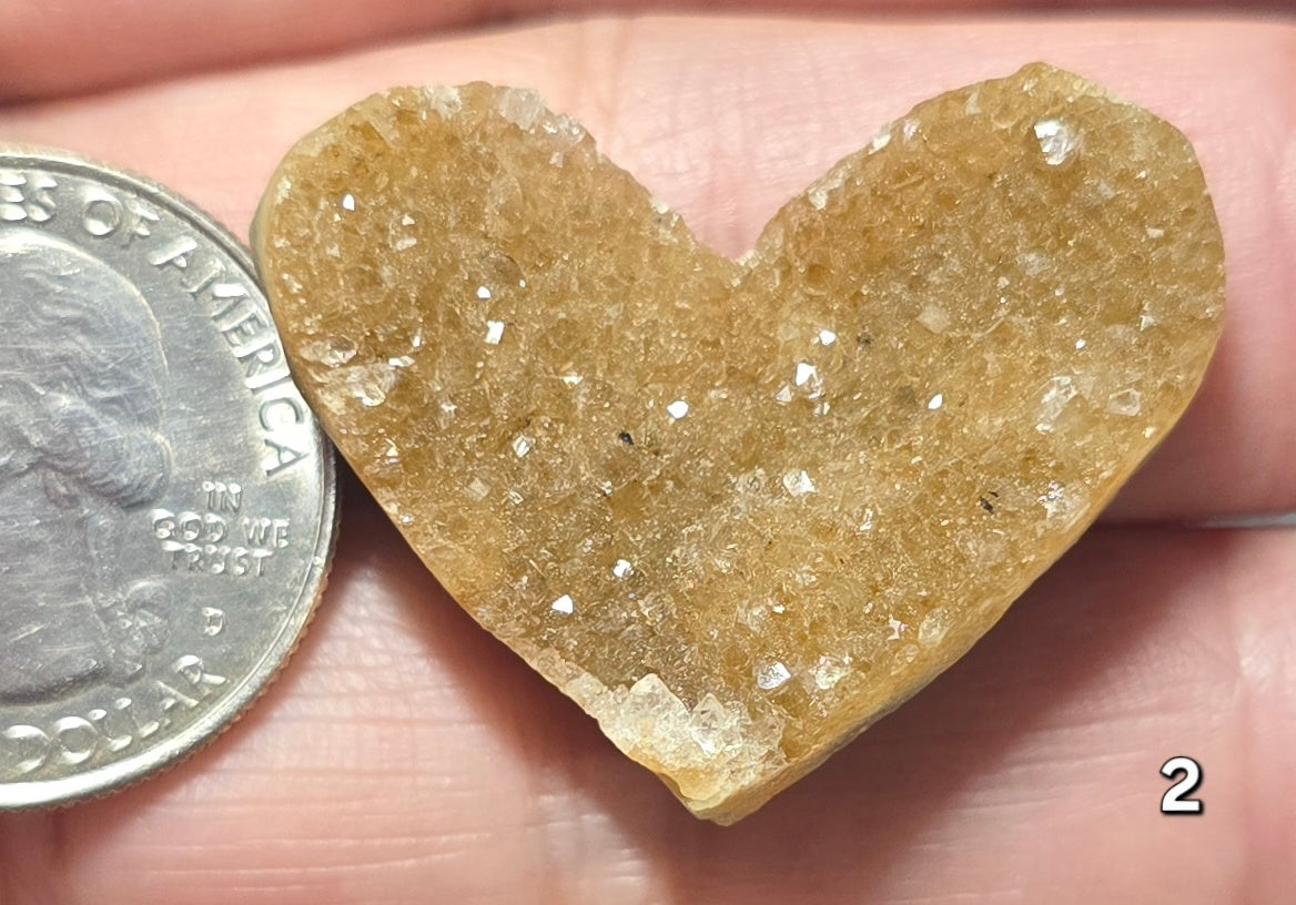 #2 Druzy Heart