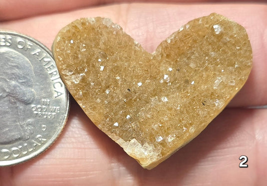 #2 Druzy Heart