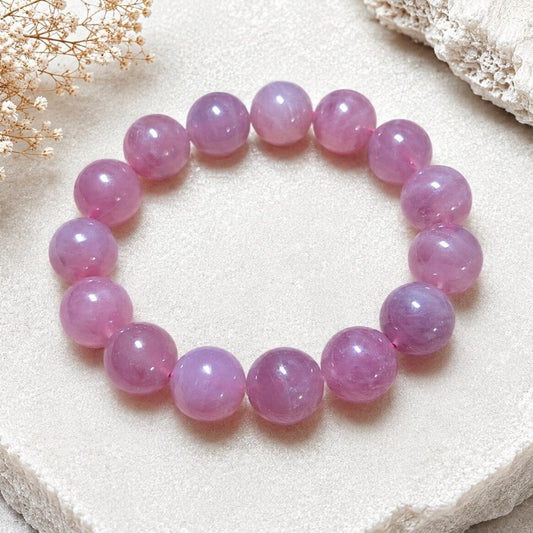 14.8mm Madagascar Rose Quartz Bracelet