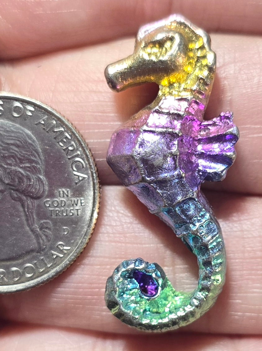 Bismuth Seahorse