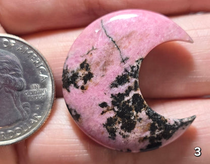 #3 Rhodonite Moon
